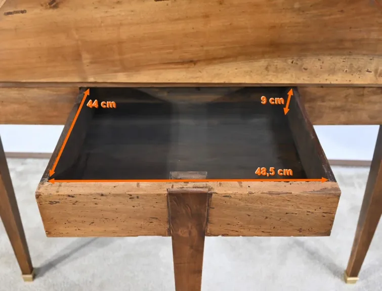 Table Console de Propriété en Noyer, époque Directoire – 1810