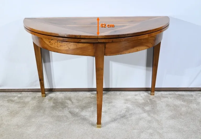 Table Console de Propriété en Noyer, époque Directoire – 1810