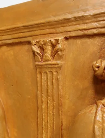 Sculpture Haut-Relief en Plâtre, « Danseuses de Borghèse » – XIXe