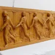 Sculpture Haut-Relief en Plâtre, « Danseuses de Borghèse » – XIXe