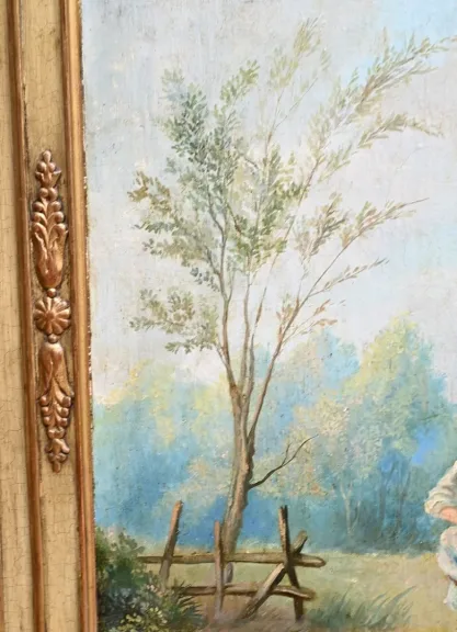 Important Trumeau en Bois Doré, époque Louis XVI – Fin XVIIIe