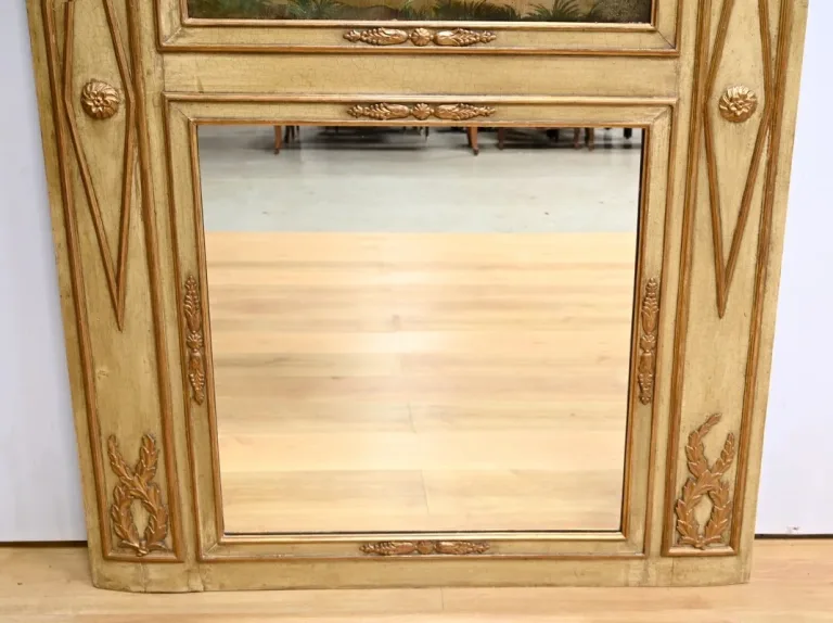 Important Trumeau en Bois Doré, époque Louis XVI – Fin XVIIIe