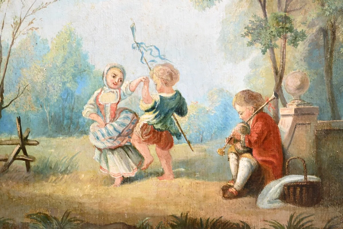 Important Trumeau en Bois Doré, époque Louis XVI – Fin XVIIIe