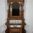 Rare Vestiaire Coffre de Vestibule en Noyer – Fin XIXe