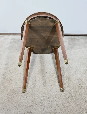 Guéridon en Acajou Clair, goût Louis XVI / Directoire – Fin XIXe