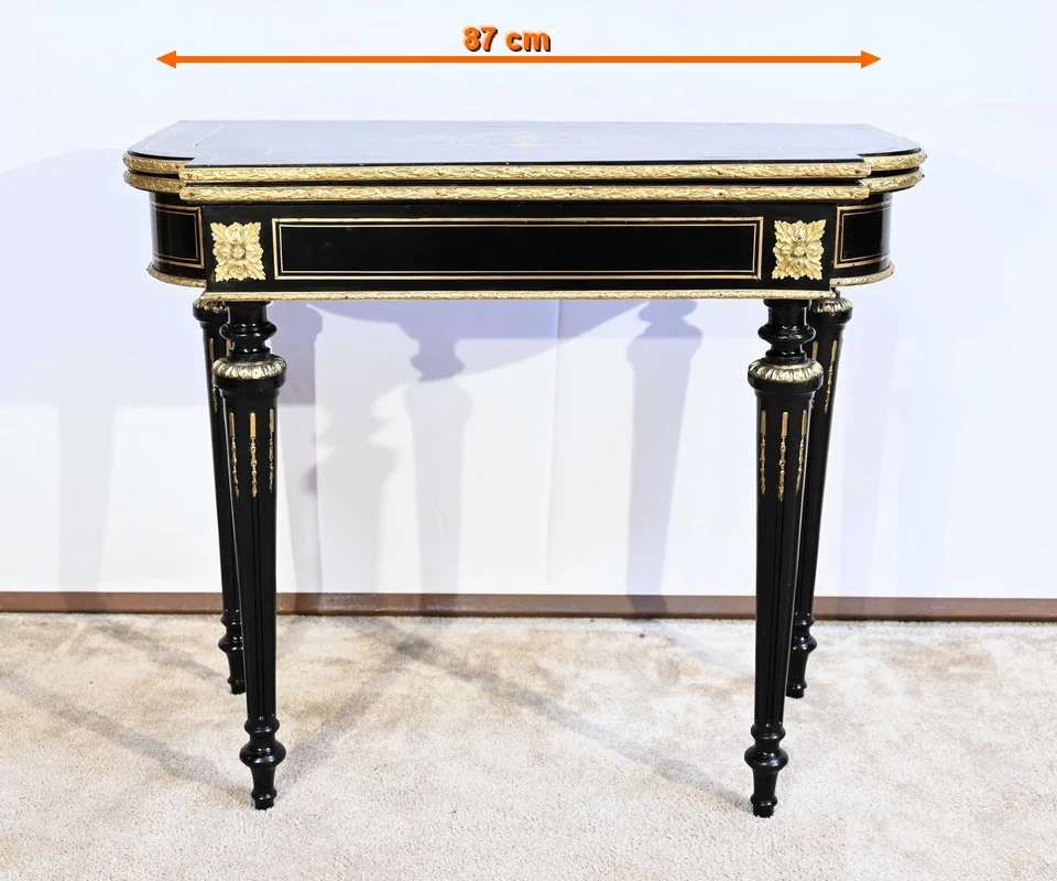 NAPOLEON III PERIOD CARD TABLE