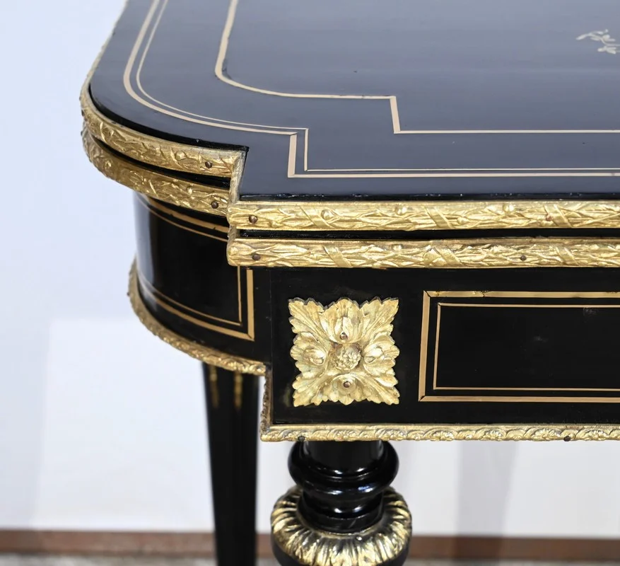 NAPOLEON III PERIOD CARD TABLE