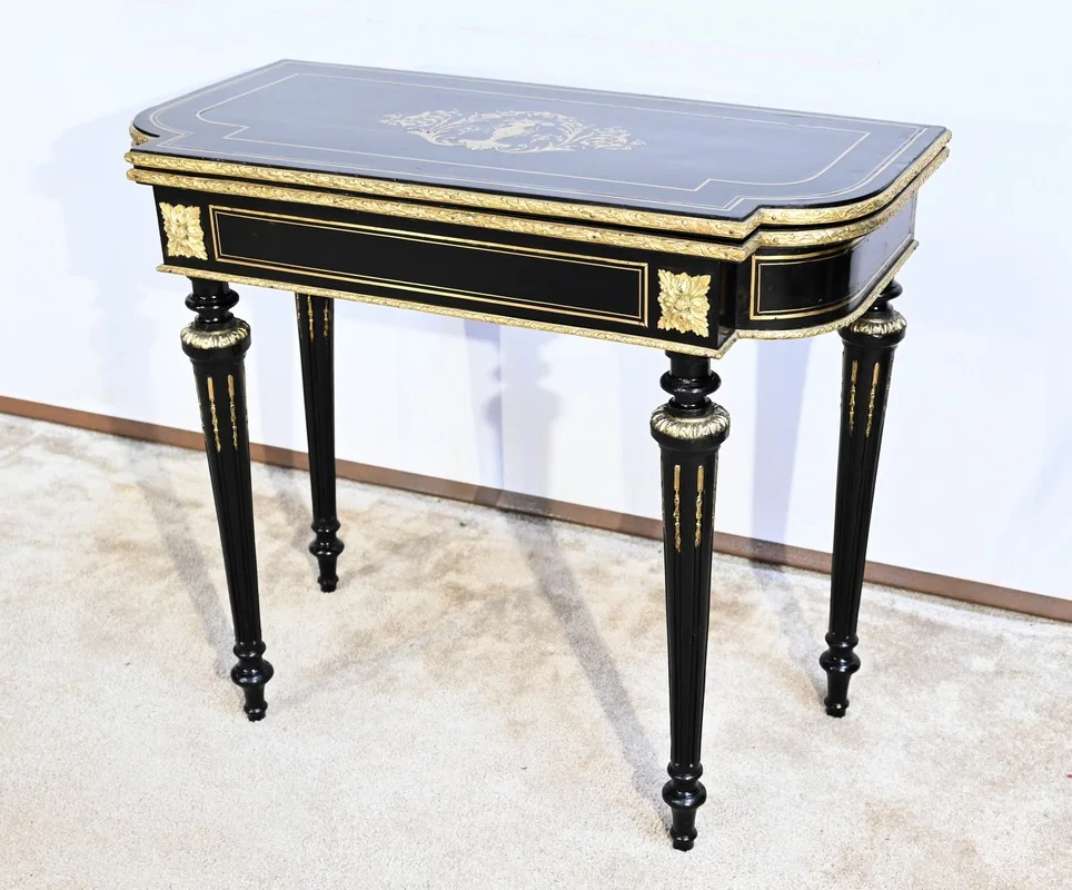 NAPOLEON III PERIOD CARD TABLE