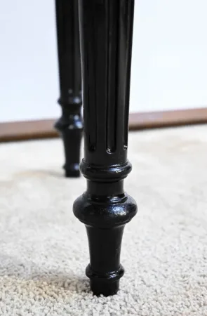 Console Table de Jeux en Bois Noirci, époque Napoléon III – Milieu XIXe
