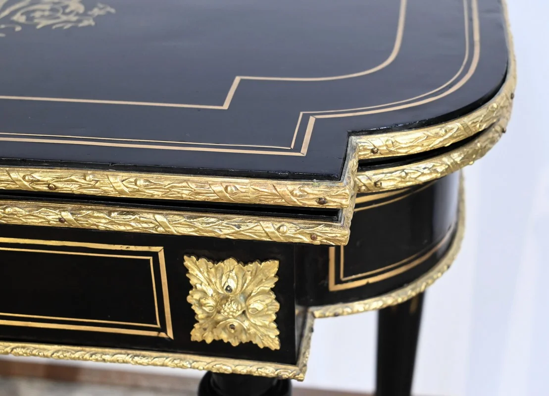 NAPOLEON III PERIOD CARD TABLE