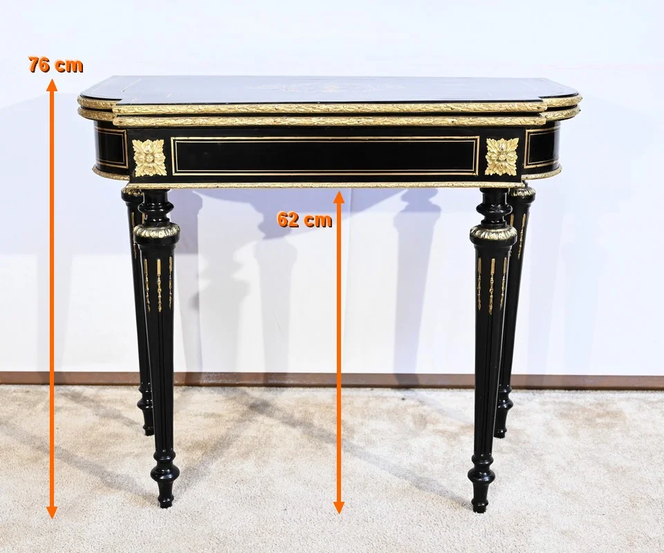NAPOLEON III PERIOD CARD TABLE