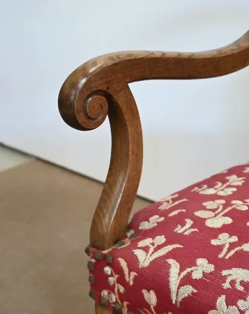 Banquette 3 places en Chêne massif, style Louis XIV – Fin XIXe