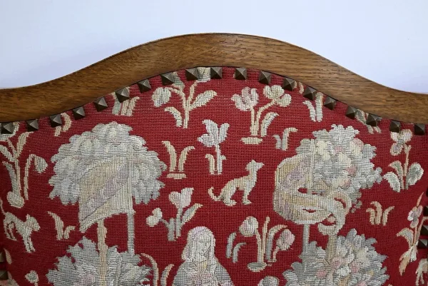 Banquette 3 places en Chêne massif, style Louis XIV – Fin XIXe