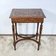 Petite Table en Palissandre et Marqueterie, style Louis XVI – Fin XIXe