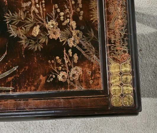 Table Basse en Bois Laqué, Chine – 1960