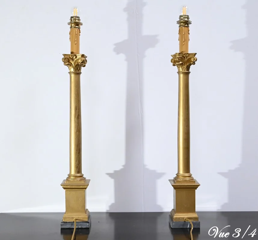 PAR DE VELAS ESTILO IMPERIO