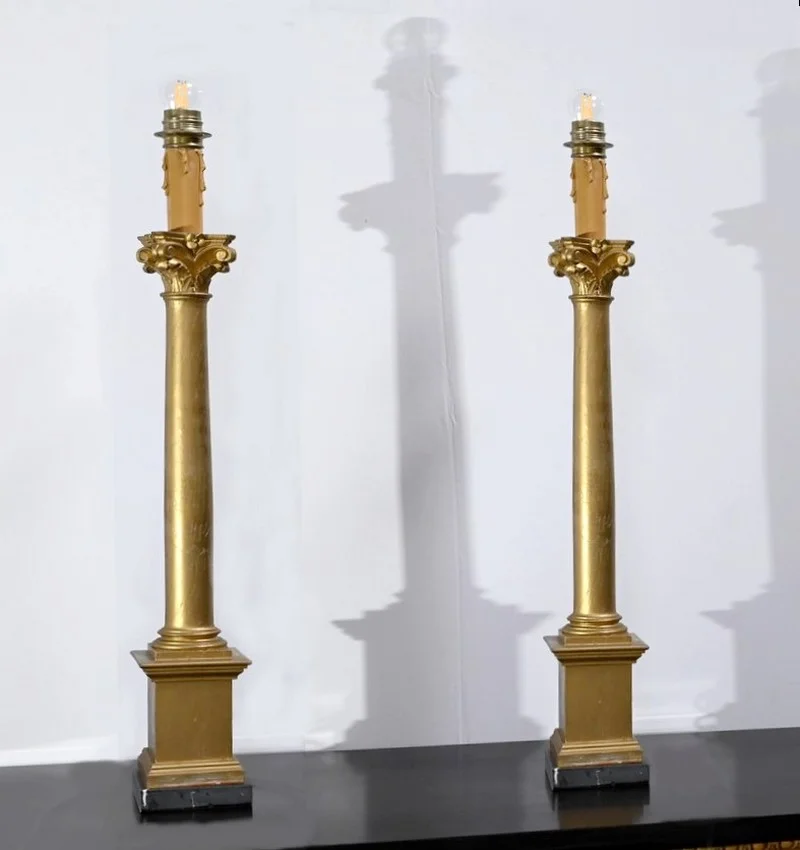 PAR DE VELAS ESTILO IMPERIO