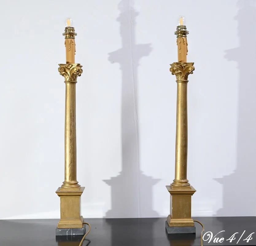 PAR DE VELAS ESTILO IMPERIO