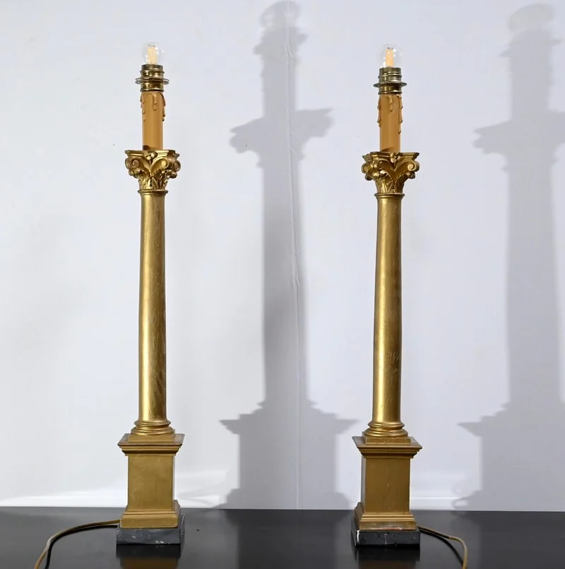 PAR DE VELAS ESTILO IMPERIO