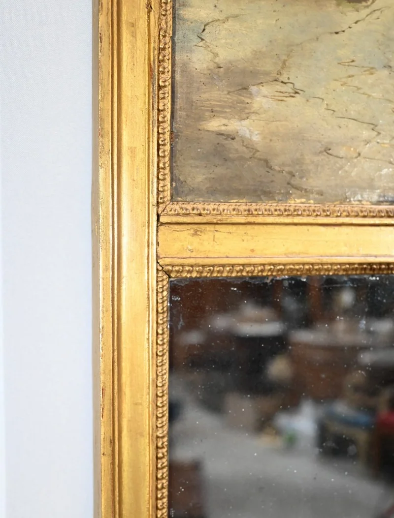Miroir Trumeau en Bois Doré – Fin XIXe