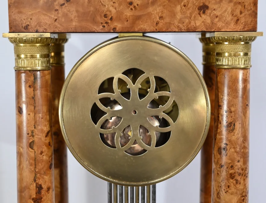 FRENCH EMPIRE PERIOD CLOCK
