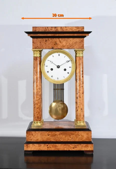 FRENCH EMPIRE PERIOD CLOCK