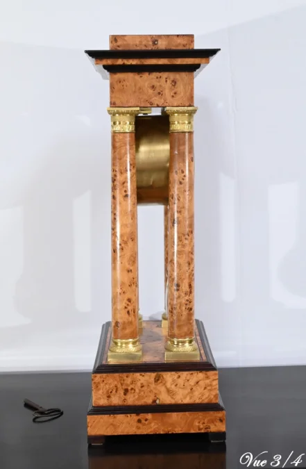 FRENCH EMPIRE PERIOD CLOCK