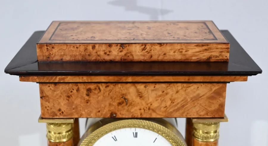 FRENCH EMPIRE PERIOD CLOCK