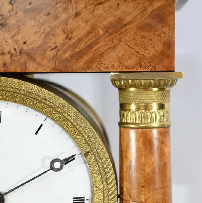 FRENCH EMPIRE PERIOD CLOCK
