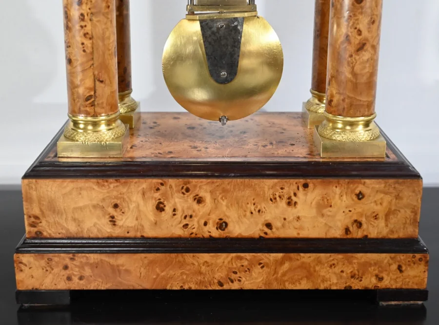 FRENCH EMPIRE PERIOD CLOCK