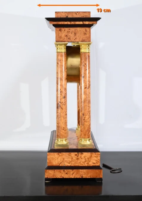 FRENCH EMPIRE PERIOD CLOCK