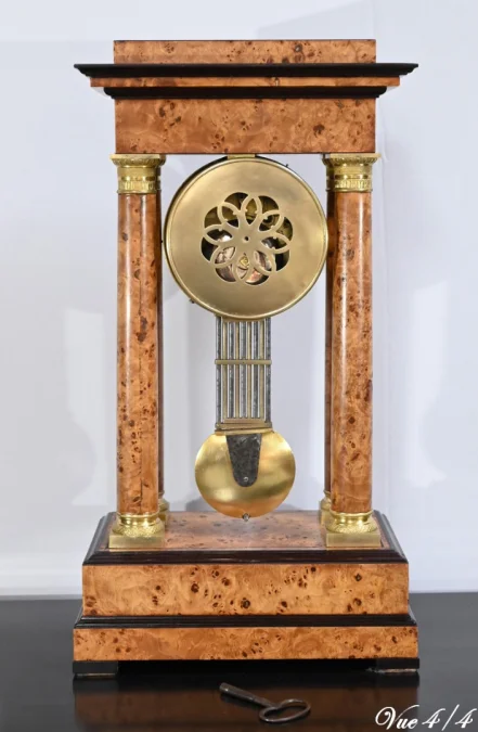 FRENCH EMPIRE PERIOD CLOCK