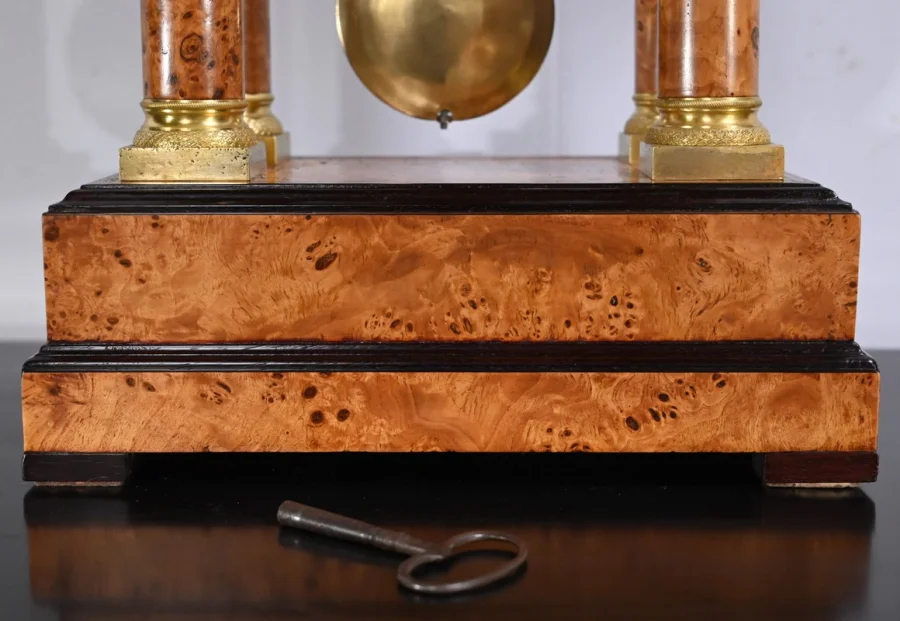 FRENCH EMPIRE PERIOD CLOCK