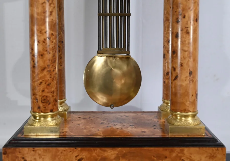 FRENCH EMPIRE PERIOD CLOCK