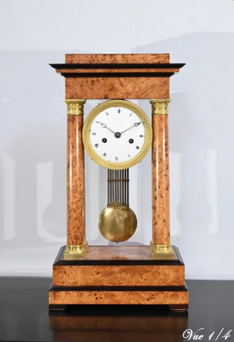 FRENCH EMPIRE PERIOD CLOCK