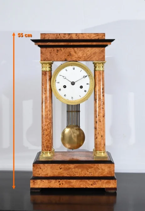 FRENCH EMPIRE PERIOD CLOCK
