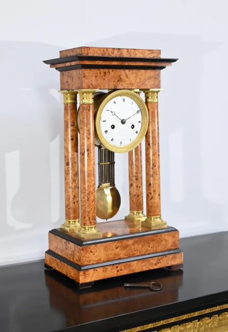 FRENCH EMPIRE PERIOD CLOCK
