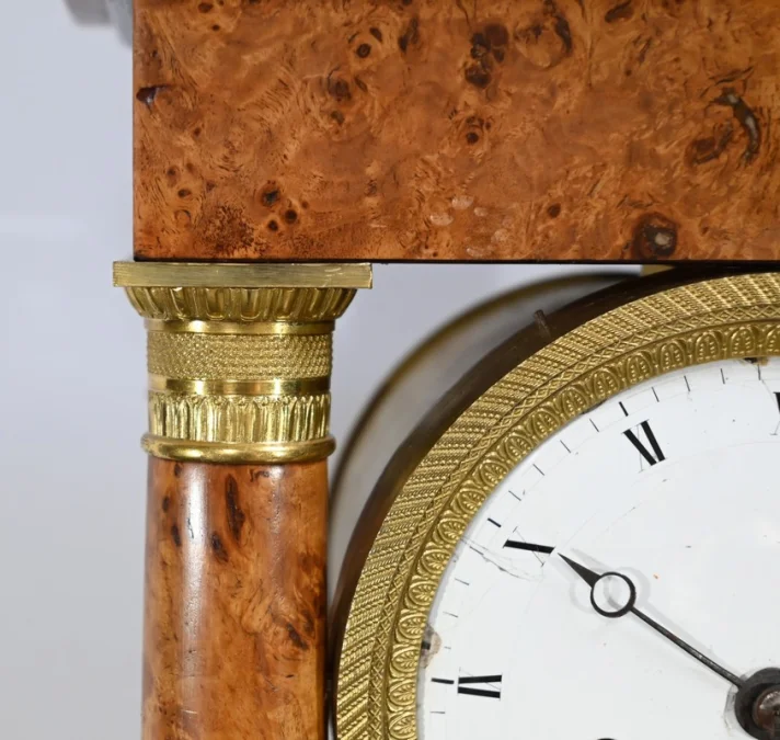 FRENCH EMPIRE PERIOD CLOCK
