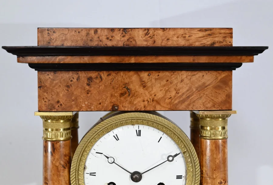 FRENCH EMPIRE PERIOD CLOCK