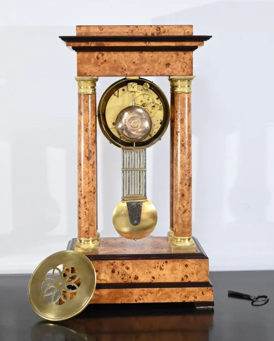 FRENCH EMPIRE PERIOD CLOCK