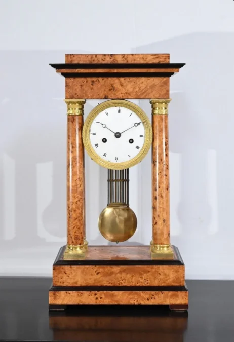 FRENCH EMPIRE PERIOD CLOCK