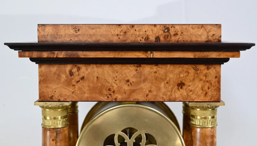 FRENCH EMPIRE PERIOD CLOCK
