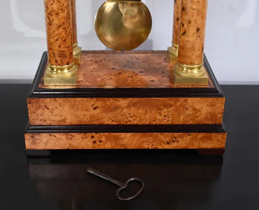 FRENCH EMPIRE PERIOD CLOCK