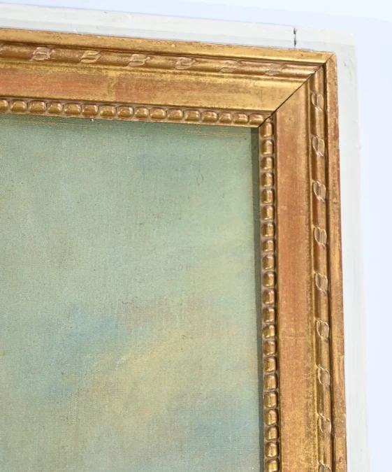 LOUIS XVI STYLE TRUMEAU MIRROR