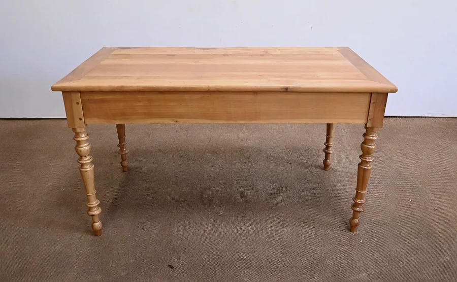 Table rectangulaire en Merisier Blond, style Louis-Philippe – 2ème partie XIXe