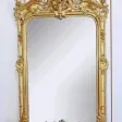 Important Miroir en Bois Doré, style Louis XV – Début XIXe