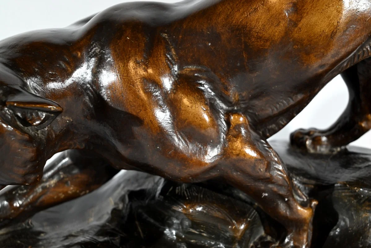 EARTHENWARE SCULPTURE signed by Thomas CARTIER