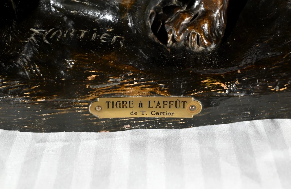 EARTHENWARE SCULPTURE signed by Thomas CARTIER