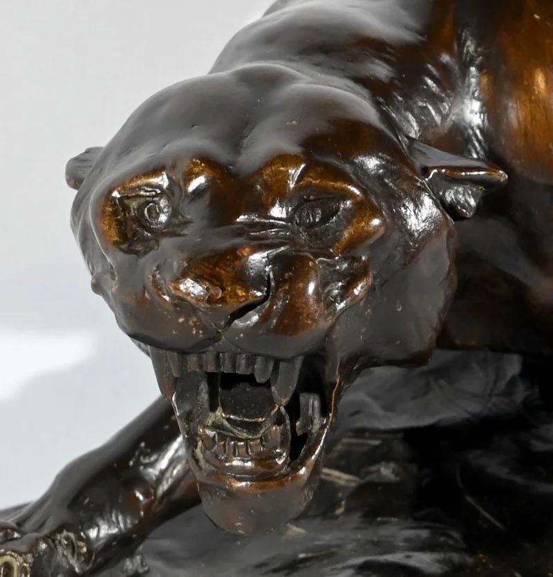 EARTHENWARE SCULPTURE signed by Thomas CARTIER