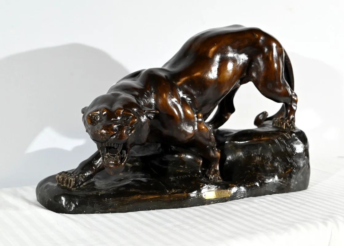 EARTHENWARE SCULPTURE signed by Thomas CARTIER